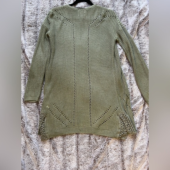 Knit cardigan-green - Picture 4 of 5